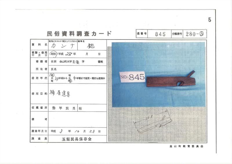 地方名:カンナ
