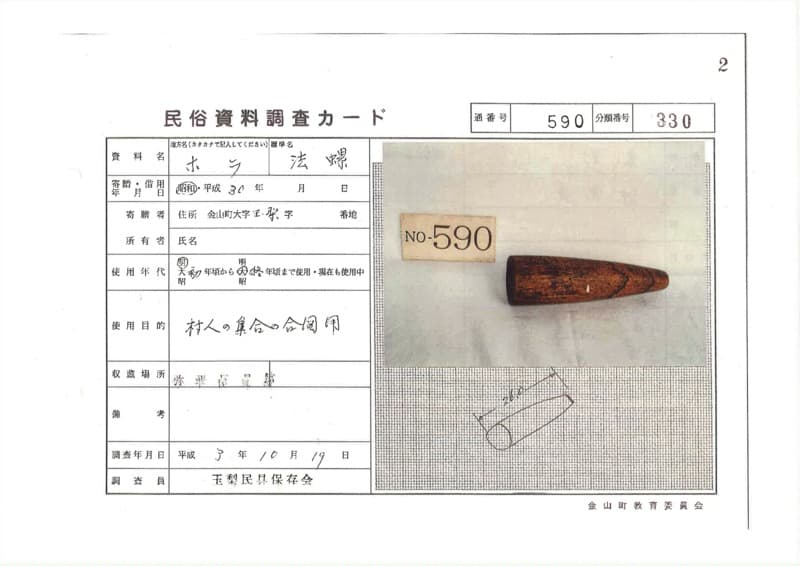 地方名:ホラ