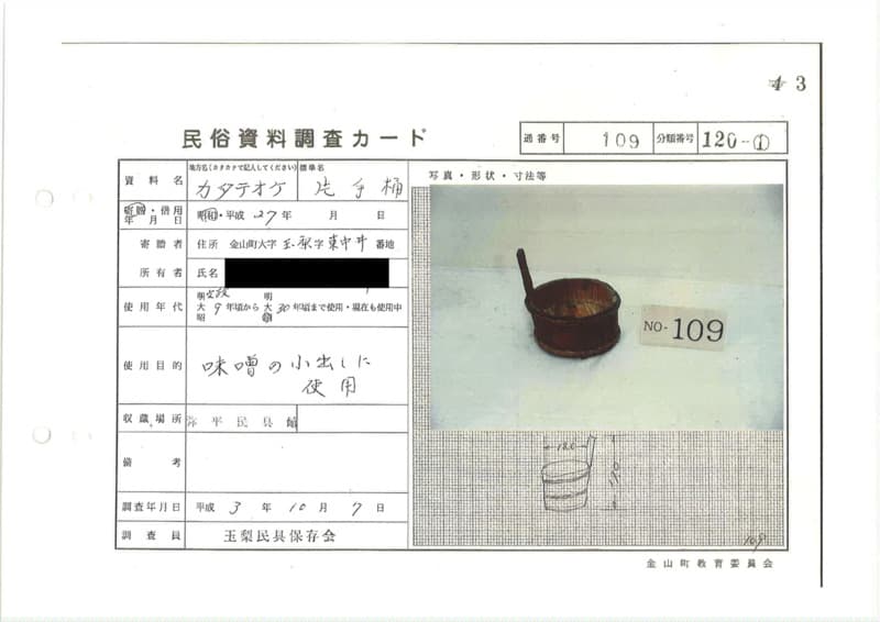 地方名:カタテオケ