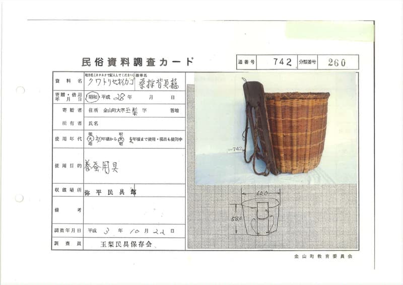 地方名:クワトリセオイカゴ