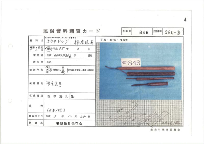 地方名:オケヤドウグ