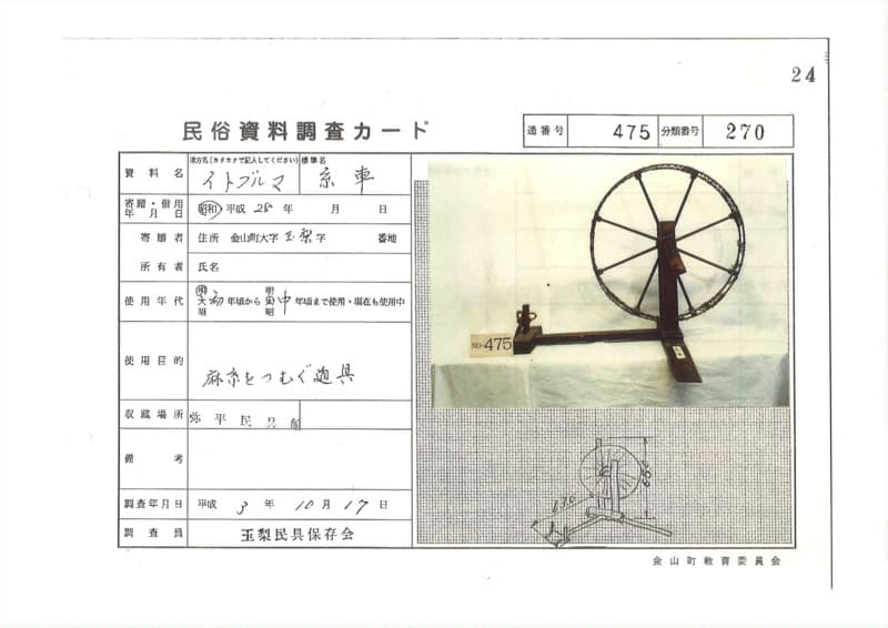 地方名:イトグルマ