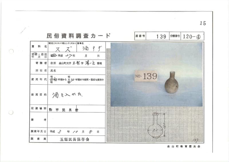 地方名:スズ