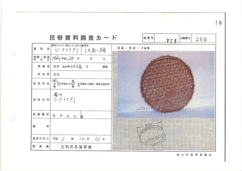 地方名:シタトリアミ