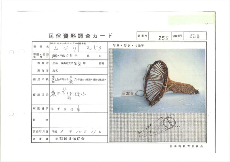 地方名:ムジリ