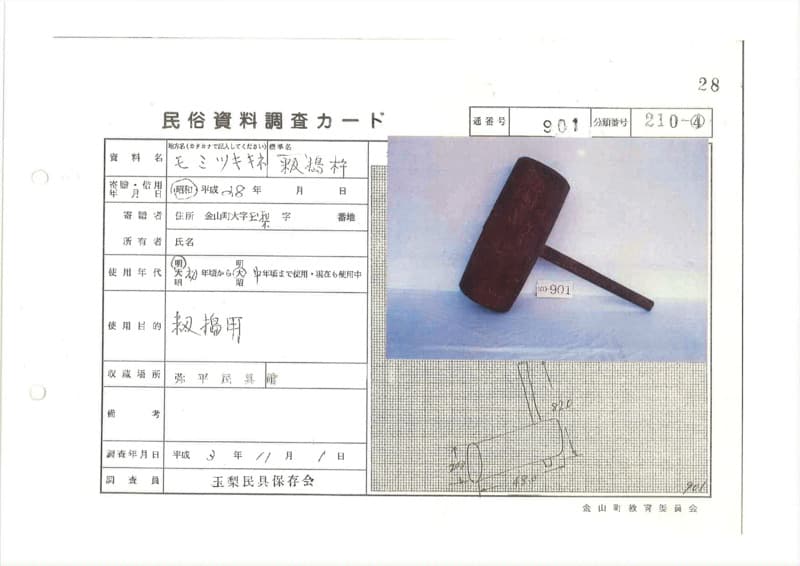 地方名:モミツキキネ