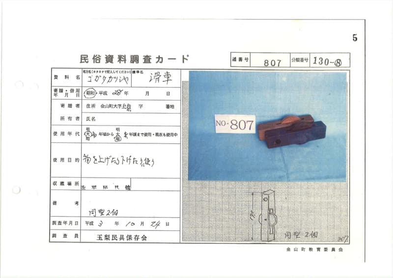 地方名:コガタカッシャ