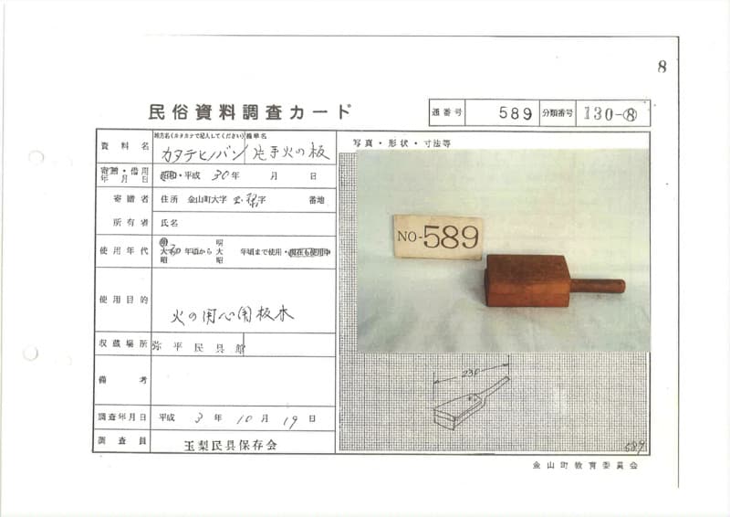地方名:カタテヒノバン