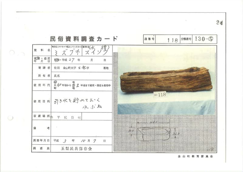 地方名:ミズブネ