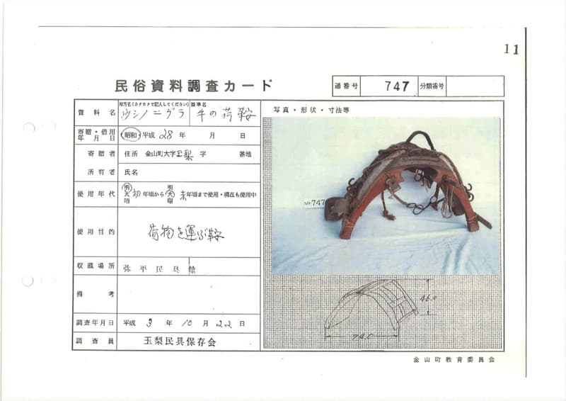 地方名:ウシノニグラ