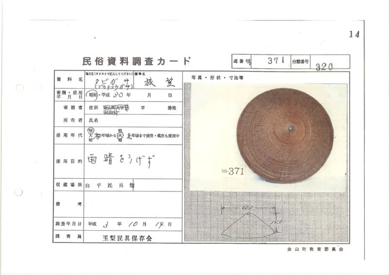 地方名:タビガサ