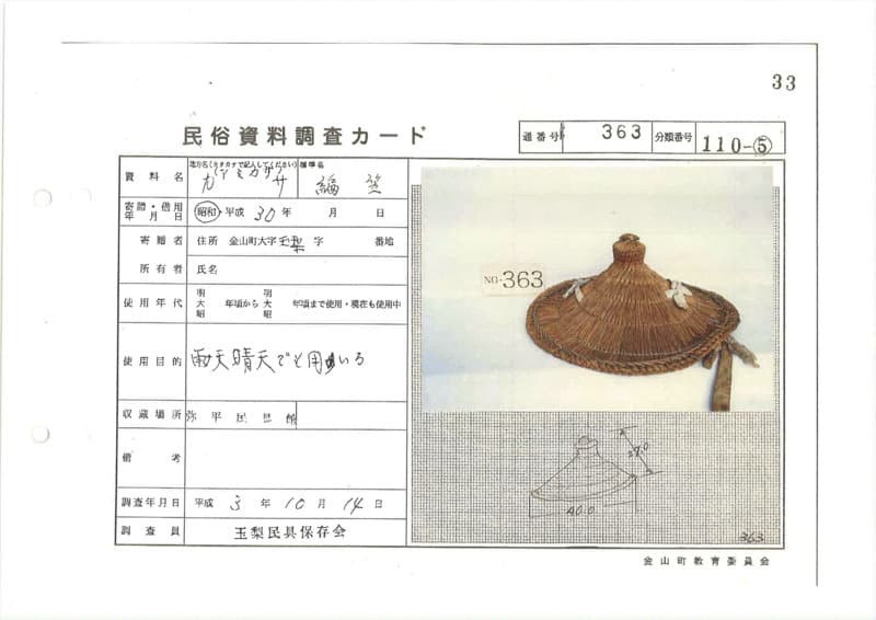 地方名:カサ