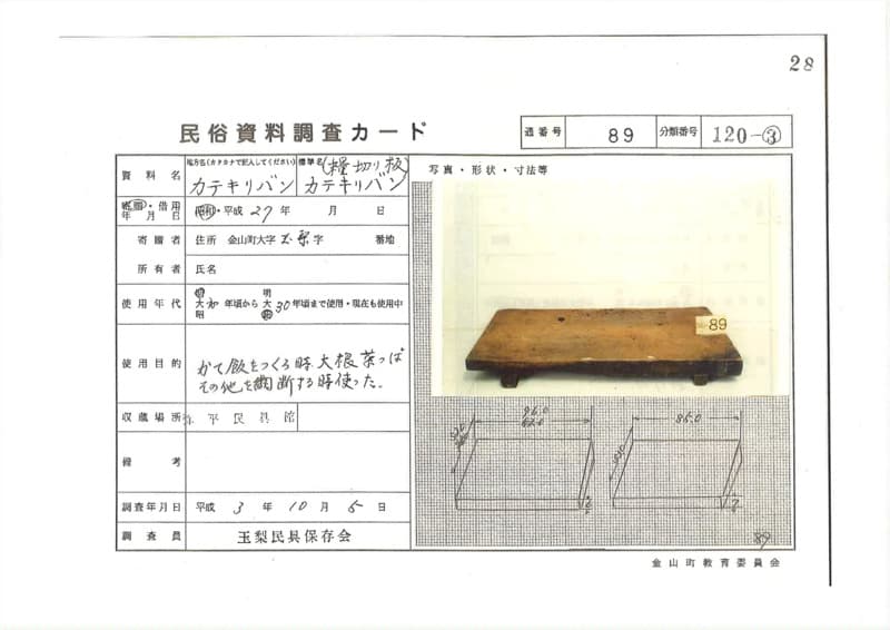 地方名:カテキリバン