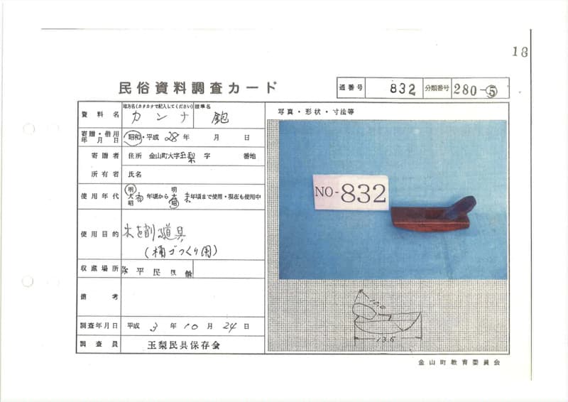 地方名:カンナ