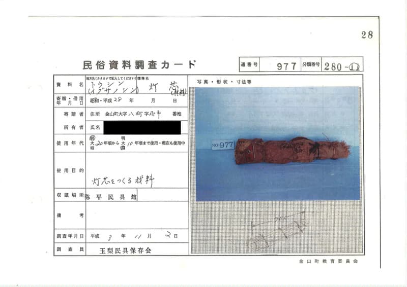 地方名:トウシン